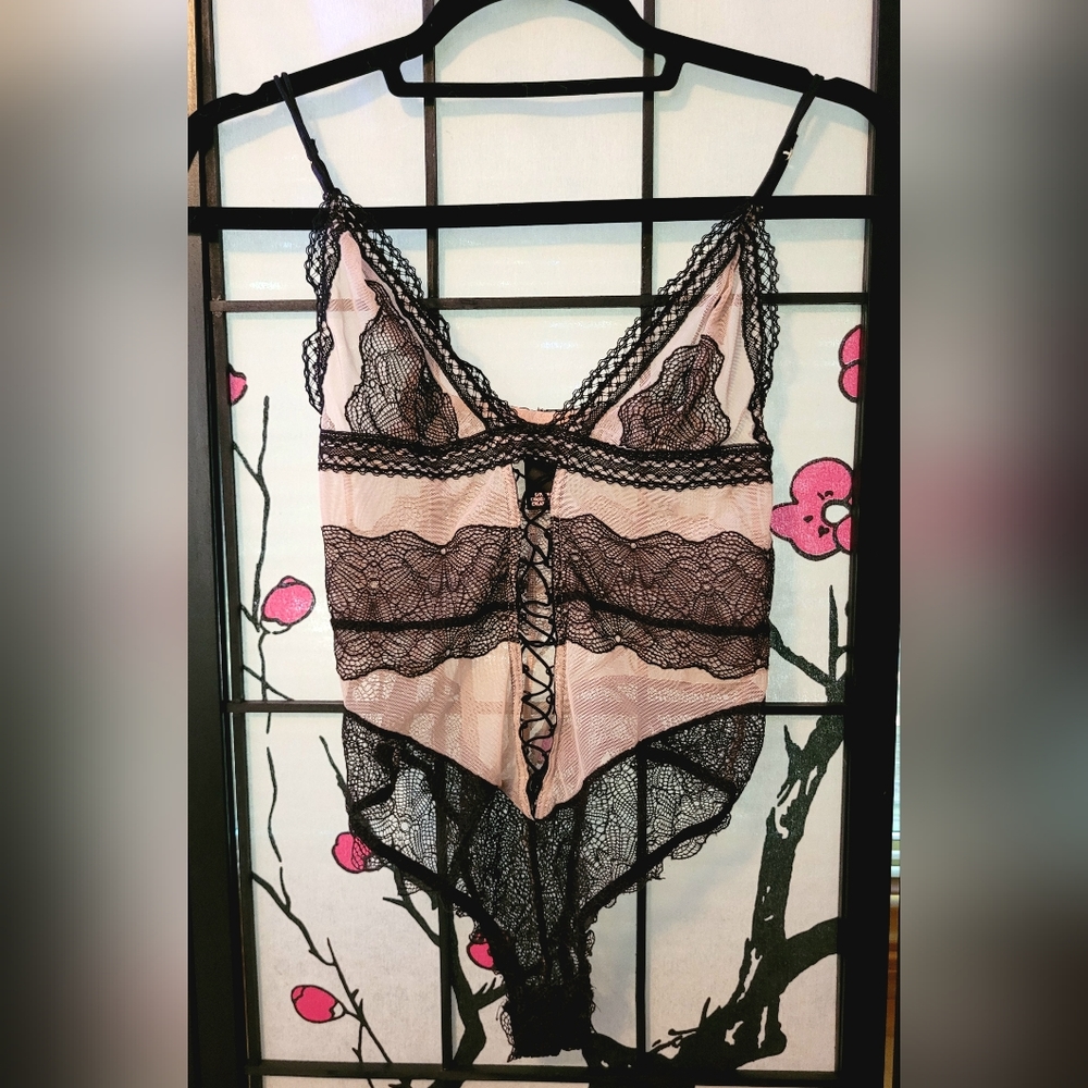 Victoria's Secret Sheer Lace Teddy